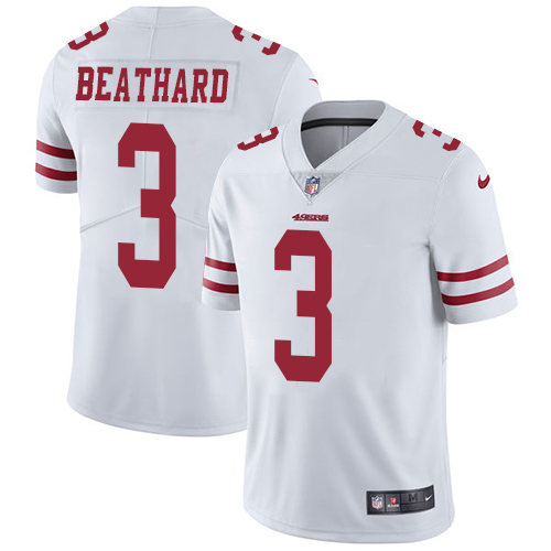 San Francisco 49ers Limited White Men C. J. Beathard Road NFL Jersey 3 Vapor Untouchable